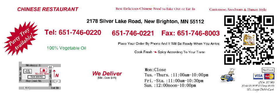 China Tiger Chinese Restaurant,Restaurant,Chinese Food,Take Out or Eat In,CHINA TIGER Chinese Restaurant Base Delicious Chinese Food to Take Out or Eat In Cantonese.Szexhuan and Hunan Style 100% Vegetable Oil,Place Your Order By Phone And It Will Be Ready When You Arrive.